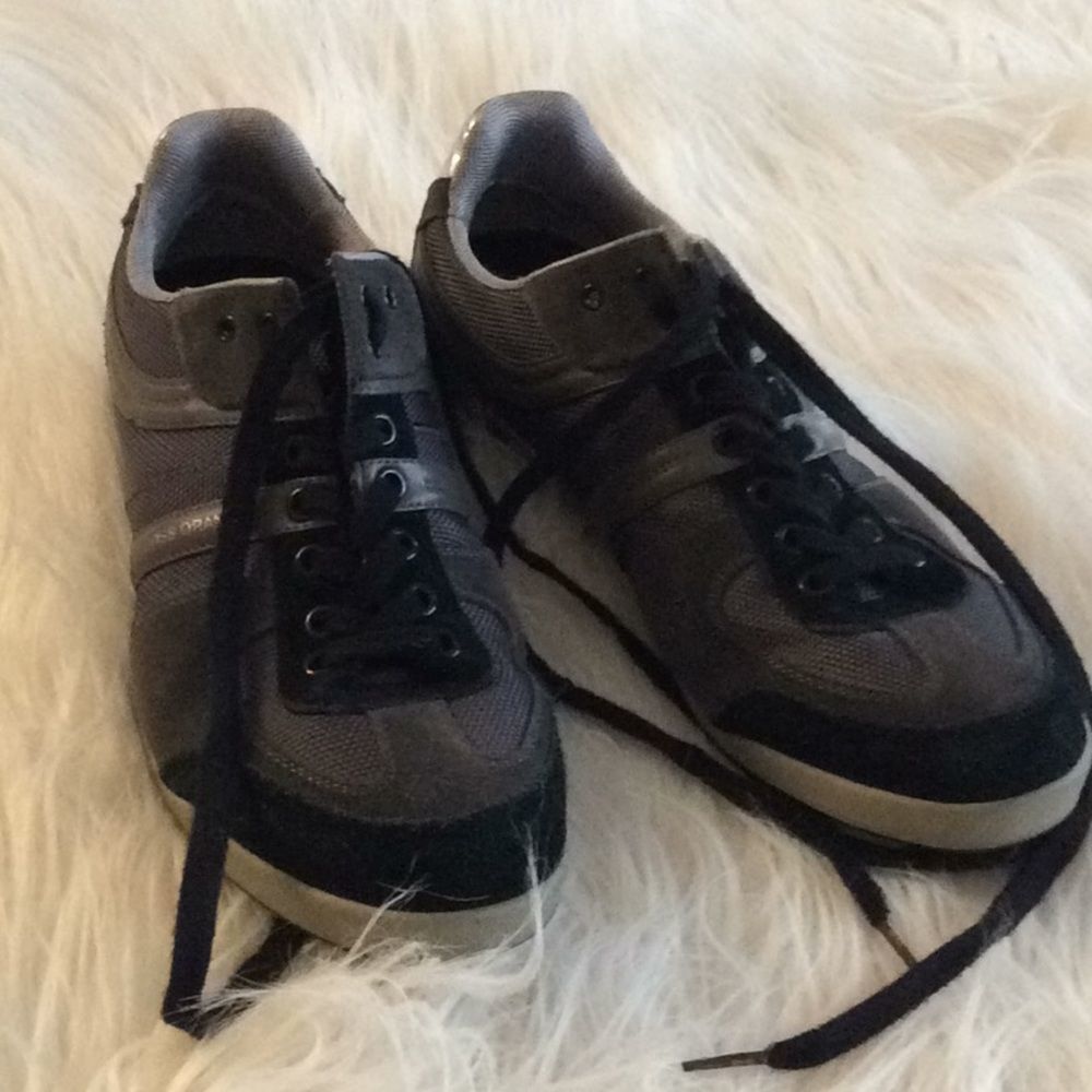 💞BOSS ORANGE 💞suede/canvas shoes - Picture 6 of 8